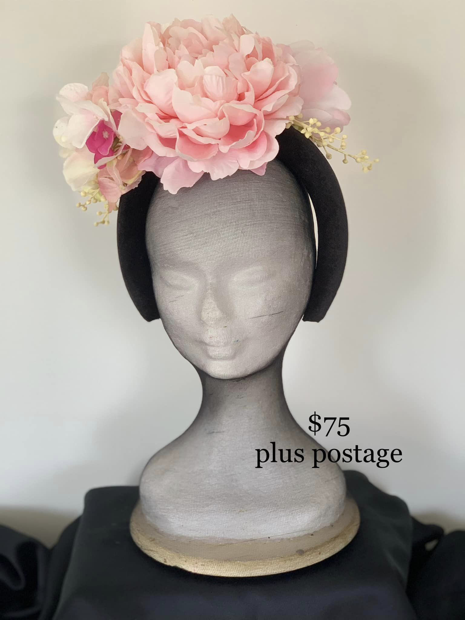 Pretty In Pink #1 Fascinator $75 plus postage