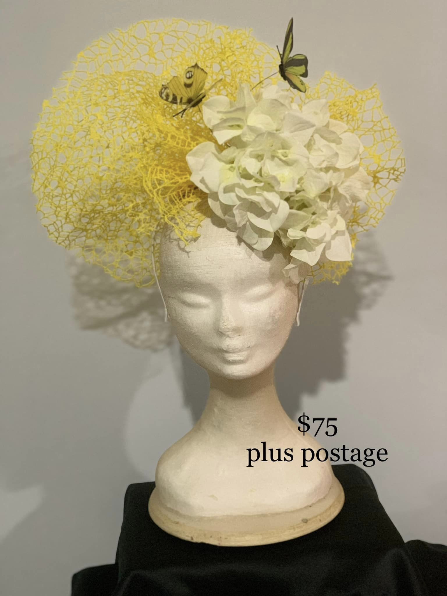 Spring Fresh Fascinator $75 plus postage