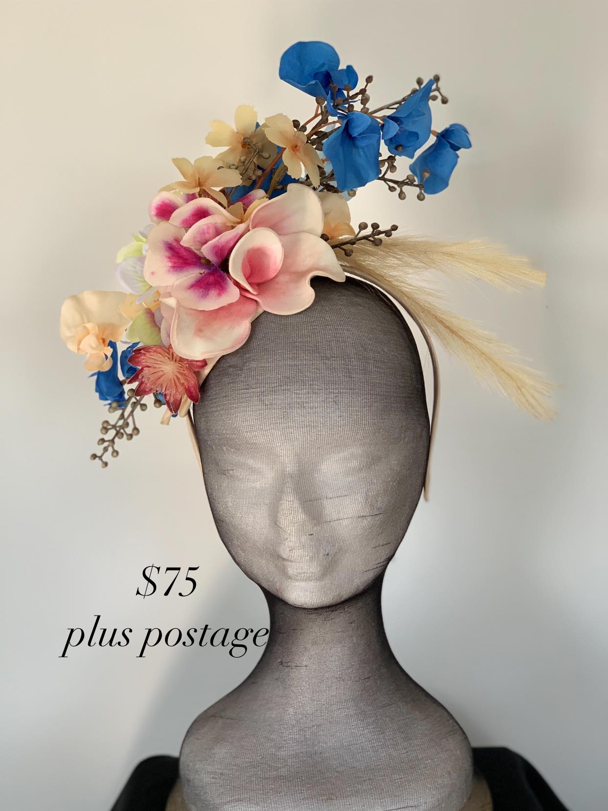 Spring Pastels Fascinator $75 plus postage